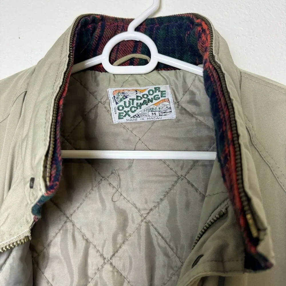 Vintage Outdoor Exchange Mens Medium Bomber Jacket Gorpcore 80s Montgomery Ward